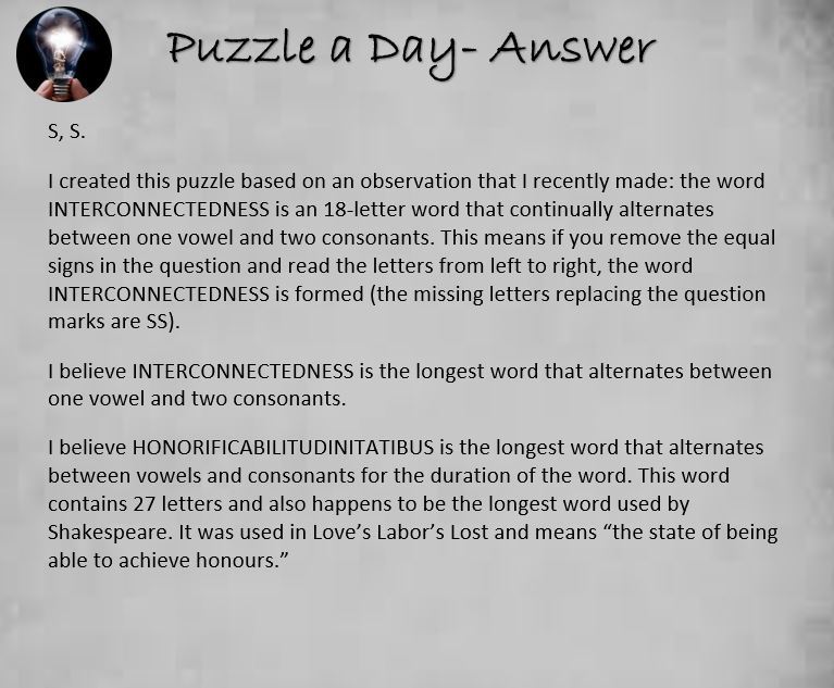 Puzzle a Day tweet media