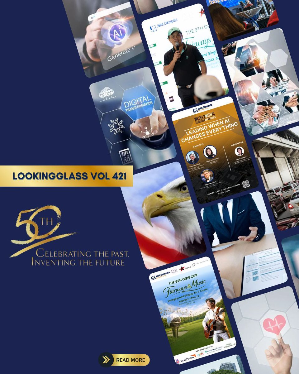 johnclementsph's tweet image. ✨ Lookingglass Volume 421 – This Week’s Highlights ✨

The 9th Ogie Cup brought leaders together for a cause, raising over ₱15M and pledging life-changing surgeries — a celebration of generosity and community.

📩 Read the full newsletter here:  → na2.hubs.ly/H053N730