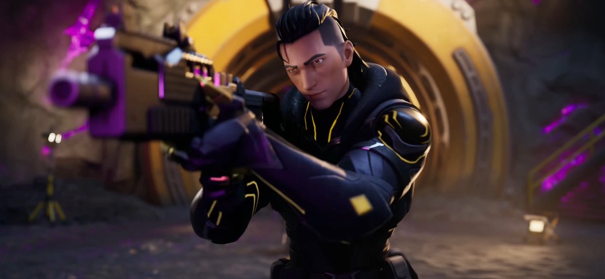 Rezztro's tweet photo. The new Fortnite Ben 10 short seems to reveal that Daigo joined the Elites largely because he is DRIVEN by a search for REDEMPTION! 🌟

This is because he still has guilt about what he’d done to Oninoshima during Chapter 6 and now he’s determined to make up for it.

#Fortnite https://t.co/f15O0sao0Y
