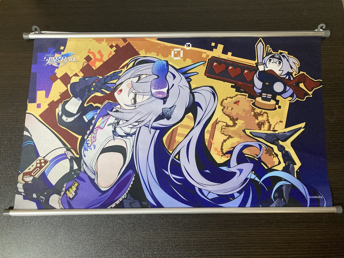 崩壊スターレイル スタレ 銀狼 タペストリー スタレ3周年グッズ買ってきた！ 銀狼のタペストリーめちゃくちゃ良い