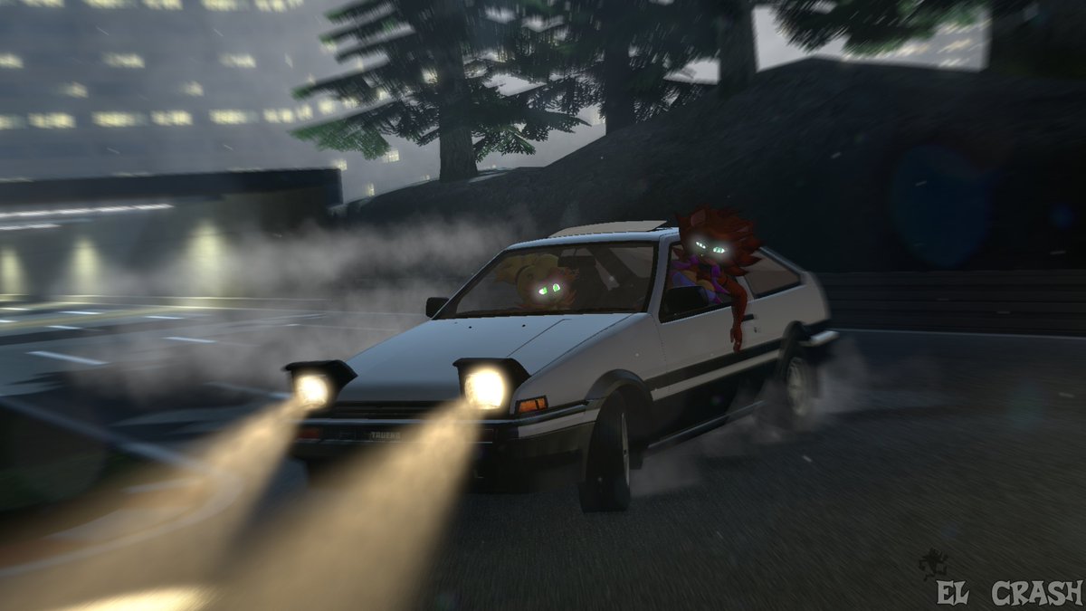 Hugoale2500's tweet image. Amazing render of my girl drifting in the ae86 with Crexa &amp;lt;3 Thank you so much!
Render: @ecrash62 
Custom Texture Fexa: @HatzerDelrox 
Models: @CryptiaCurves 
#Chiku #Fexa #Fazclaires #JDM #AE86 #Drifting