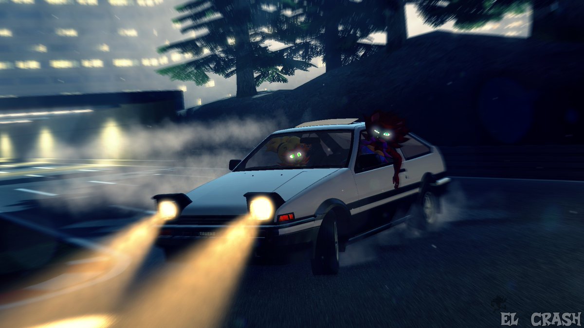 Hugoale2500's tweet image. Amazing render of my girl drifting in the ae86 with Crexa &amp;lt;3 Thank you so much!
Render: @ecrash62 
Custom Texture Fexa: @HatzerDelrox 
Models: @CryptiaCurves 
#Chiku #Fexa #Fazclaires #JDM #AE86 #Drifting