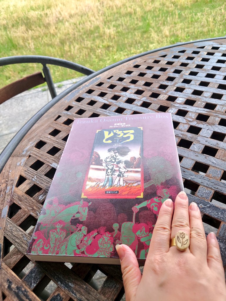 #ザキリー読書2026 - 13
#どろろ 1 #手塚治虫
父親の欲望のため、五体不満足で産まれた子供。後に百鬼丸と呼ばれ立派な武者に育つ。百鬼丸は旅の途中、どろろというコソドロの子供と出会い、運命を共にする。
内容も文章も、構図も完璧で、その迫力に魅了されました。イッキ読み！