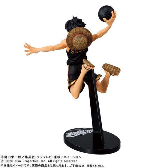 Product photos for One Piece x NBA Master Stars Piece The Monkey D. Luffy NBA House Ver.

¥9900

🇯🇵: Currently available for preorder at Premium Bandai JP (does not ship to US). Ships September 2026.

#OnePiece