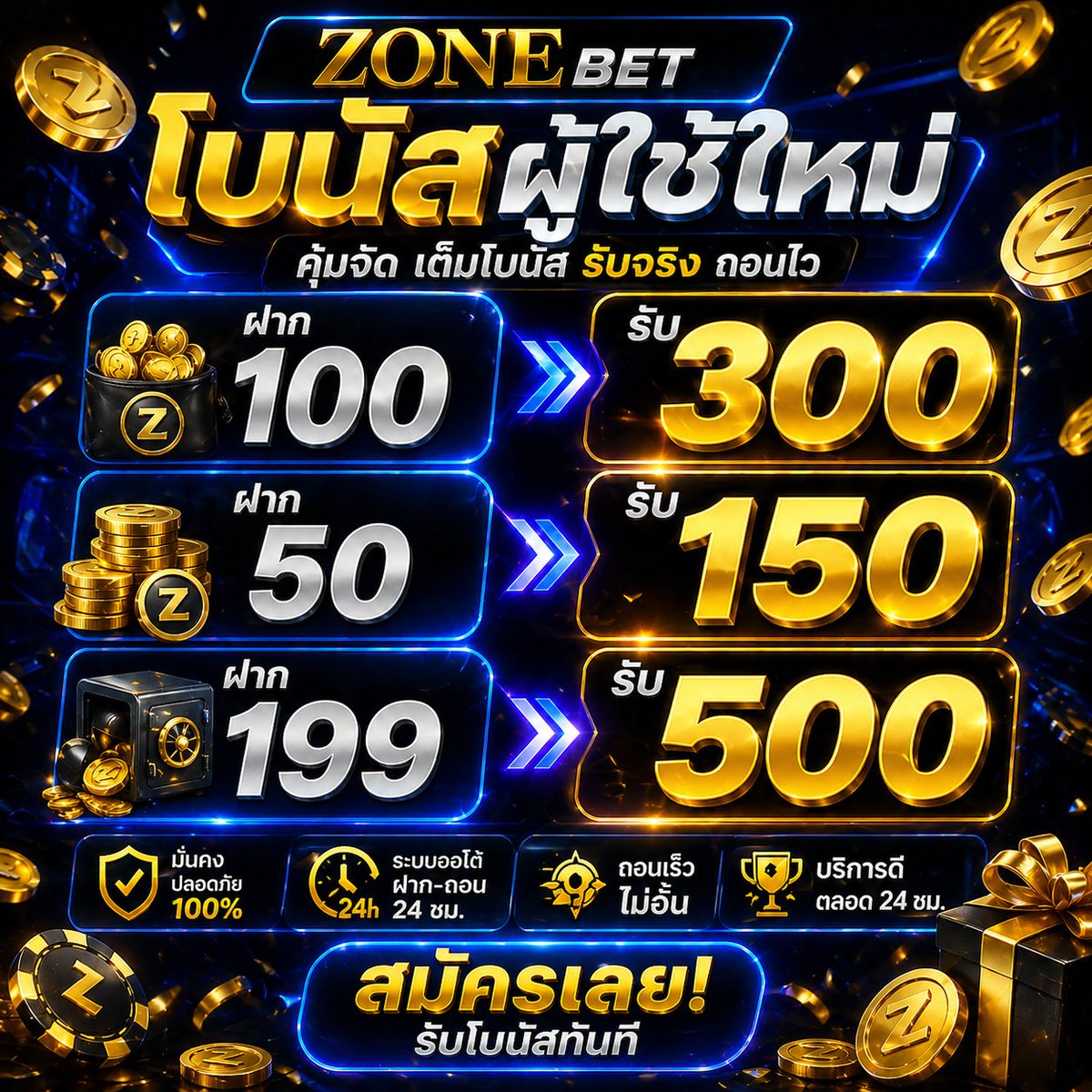 Zonebet แตกจริง100% tweet media
