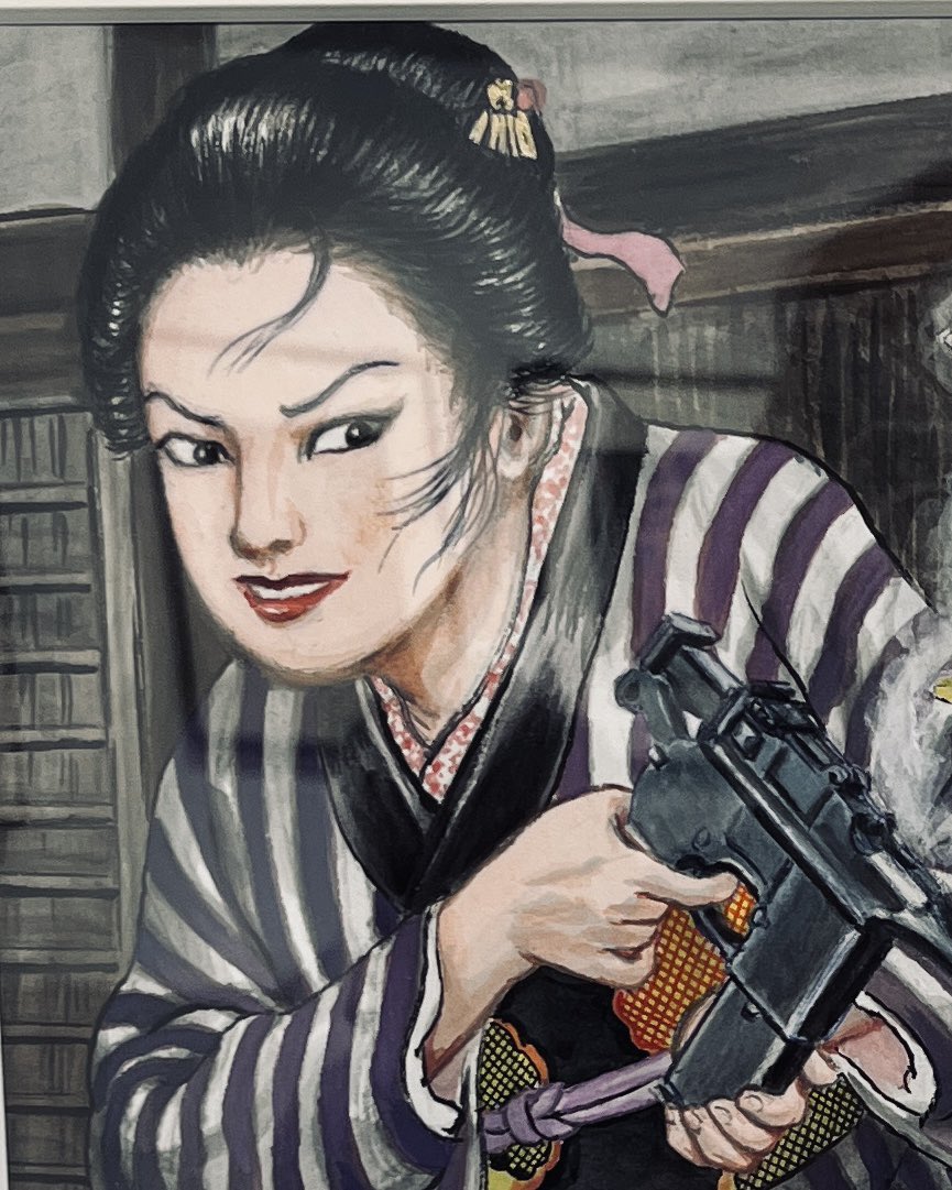 本日初日】 #花輪和一 さんの肉筆画20点を一挙展示！ 花輪さんの唯一無