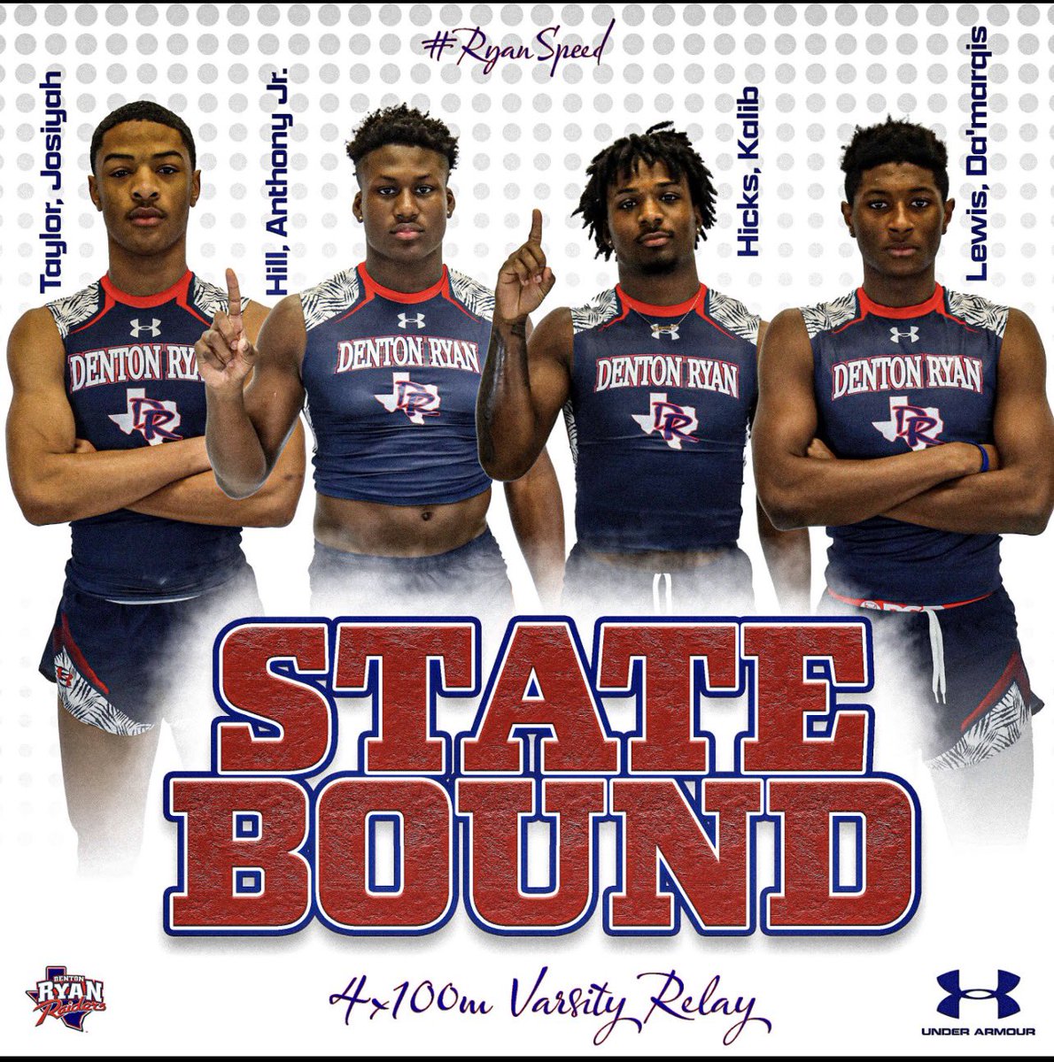 DentonRyanTrack's tweet photo. @thegoatanthony1 was the #1 LB in the country in high school and he showed up everyday to track practice ready to work! His success was not by chance. At 6’2” 230, he was fast enough to run on our State Runner-up, School Record, 40.70 4x1 relay. No surprise about his selection! https://t.co/emNj7B4Z3n