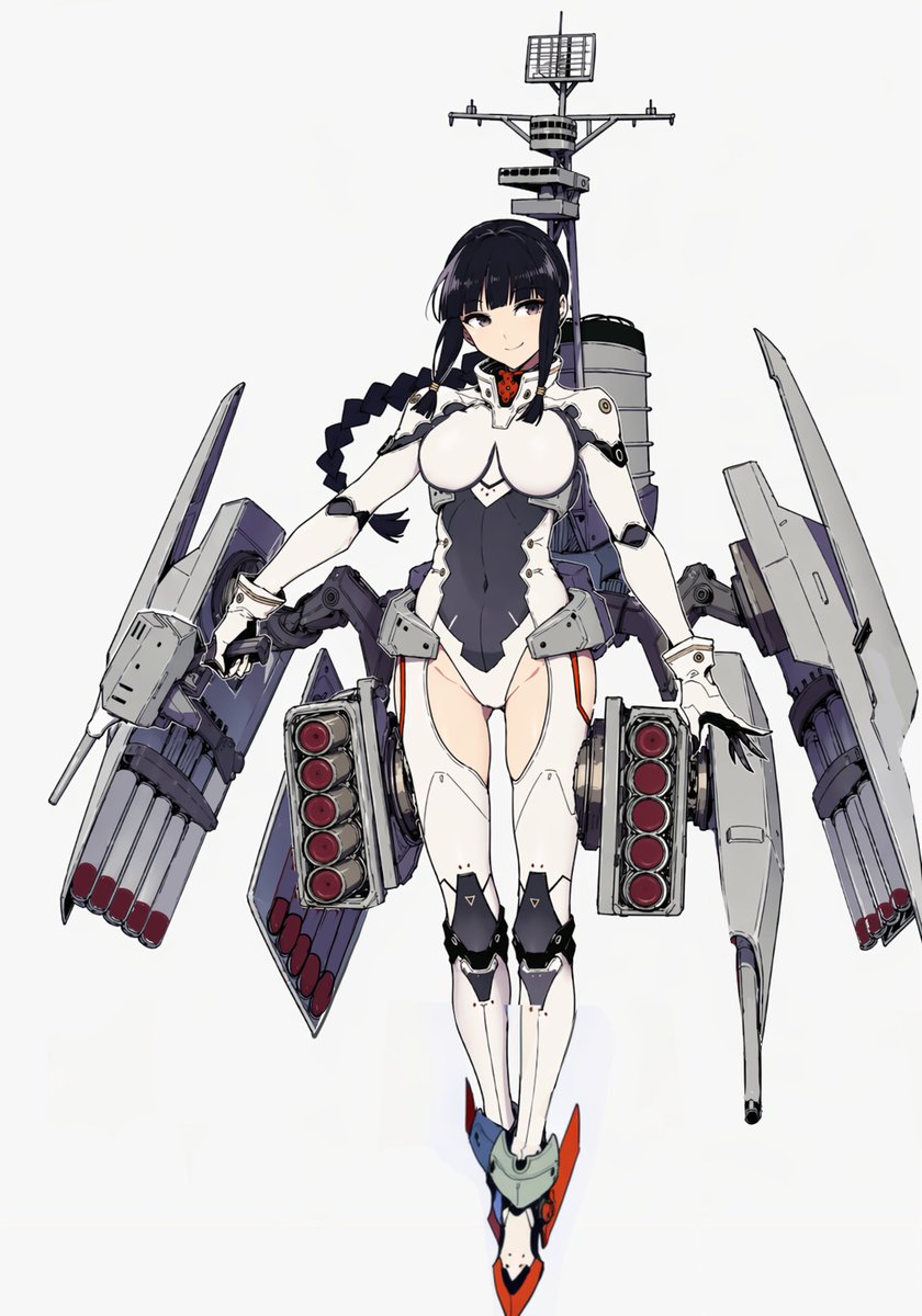 アズールレーンぽい艦これ北上改二デザインした

あるいは艦これ1946とでもいうべきバージョン 