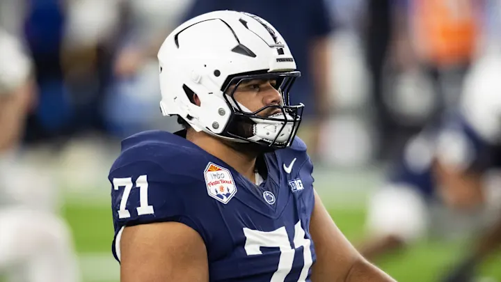 koestreicher34's tweet photo. Ravens draft haul through their first three picks in the 2026 NFL draft

- Round 1 (No. 14): Penn State G Vega Ioane
- Round 2: (No. 45): Missouri OLB Zion Young
- Round 3: (No. 80): USC WR Ja'Kobi Lane https://t.co/LaweMwj3pW
