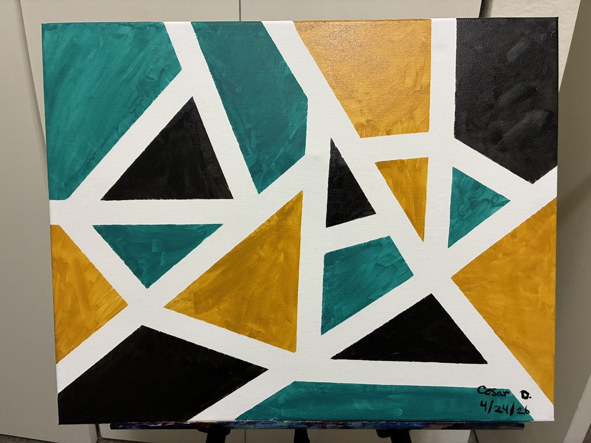 CesarDe29071468's tweet photo. The Jacksonville Jaguars 🐆 Tape Abstract Painting. https://t.co/vC3FSgS8dS