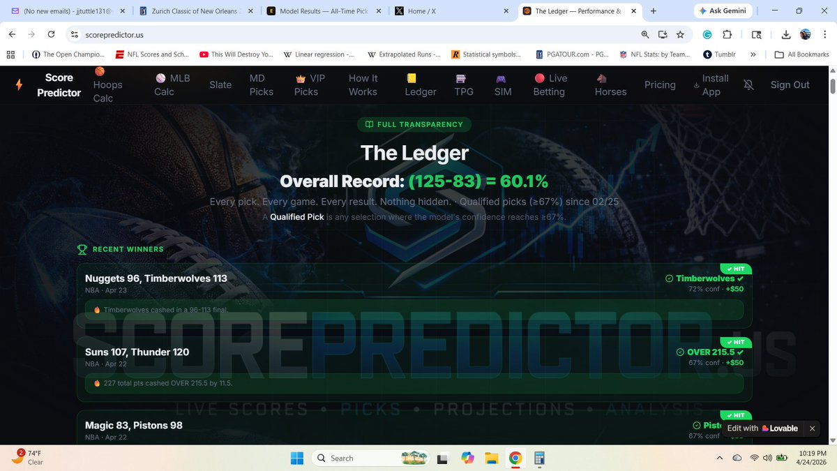 jjtuttle1216's tweet image. Every 0.25 of an inch = scoring drought; defined as, 4pts or less in a real-time min. - With #PredictiveAnalytics like these, losing IS NOT an option. #100PctTruth! - (-$115.00) over a week = Right on schedule = The #AIPowered algo is learning. (58-53) to (125-83) = (67-30)