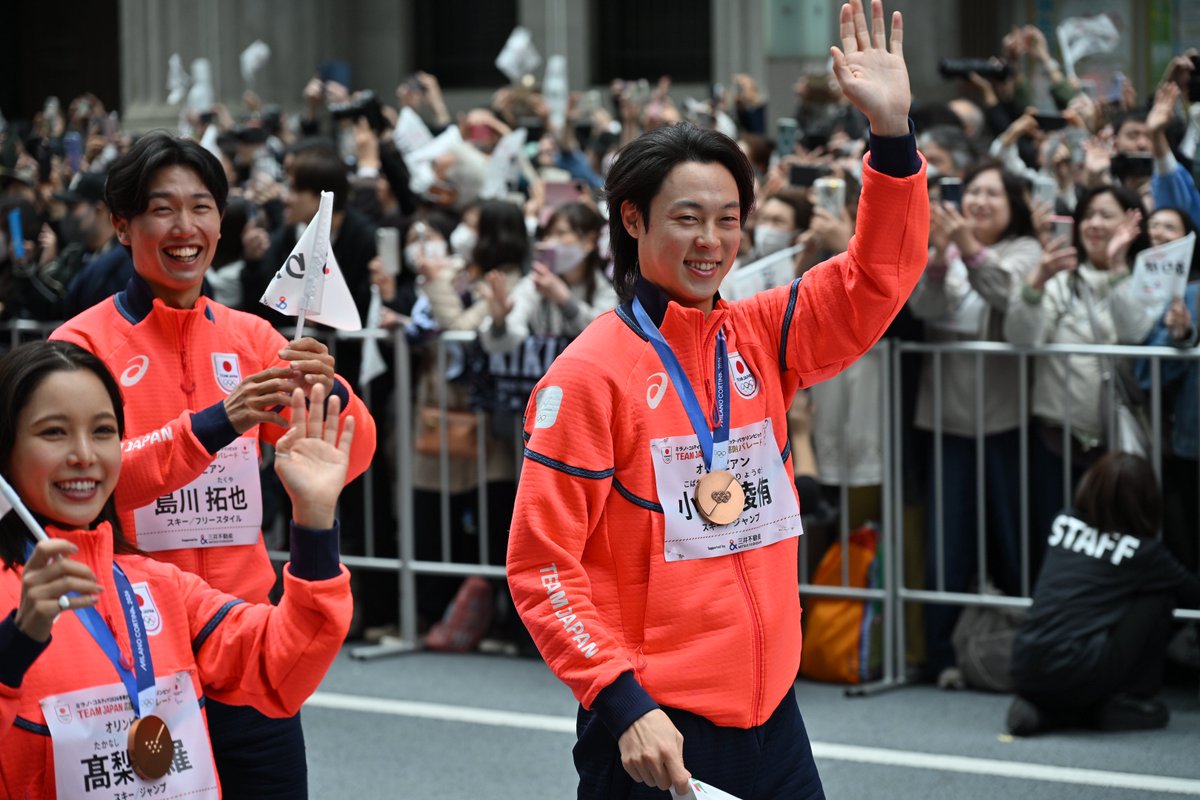 jaydash2's tweet image. ミラノ・コルティナ 2026
冬季オリンピック・パラリンピック
#TEAMJAPAN 応援感謝パレード
に。どれだけ混むのかな？と思ってましたが、バッチリ混んでおりました #Olympic
