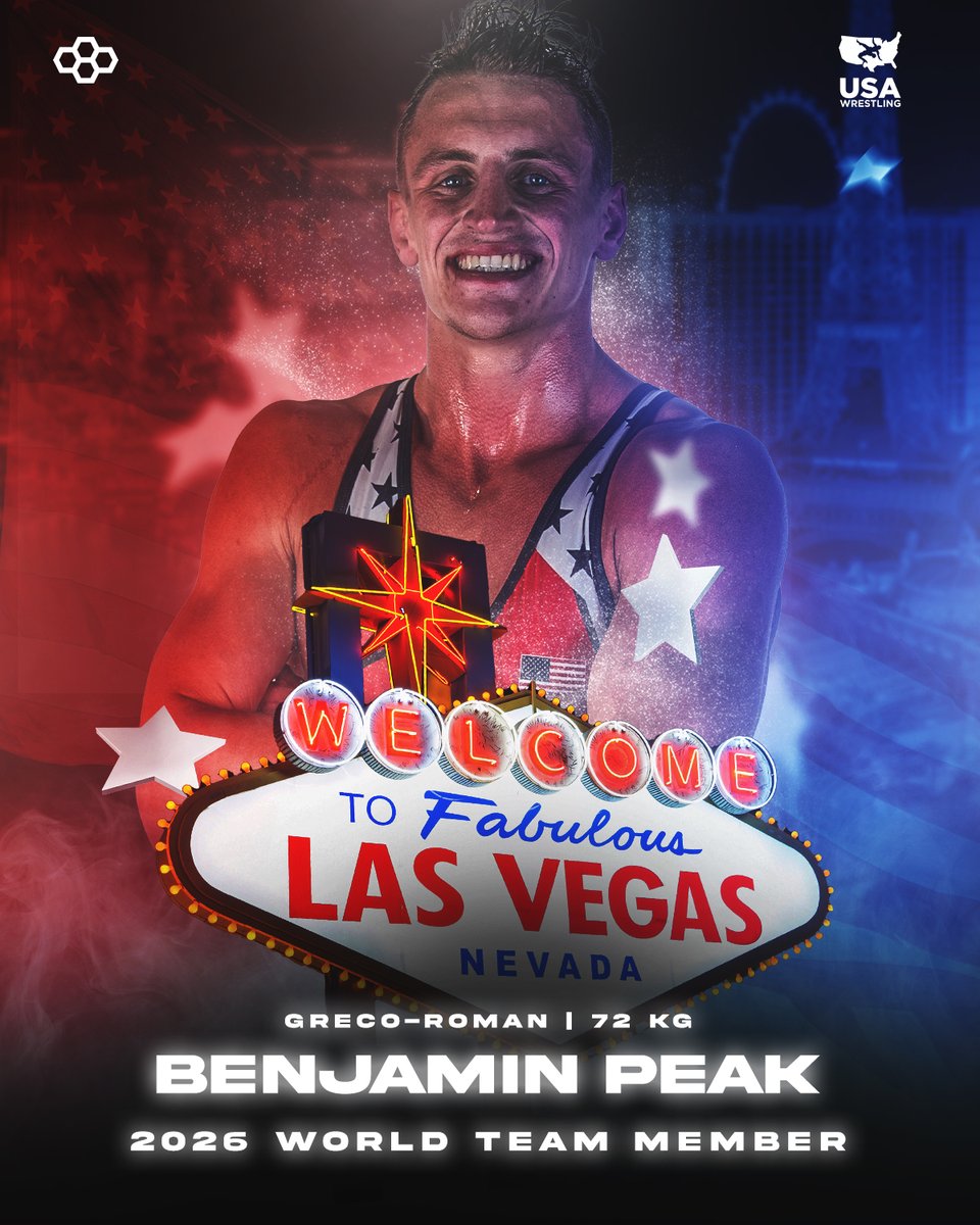 USAWrestling's tweet photo. Senior GR WTT 72 kg Finals - Benji Peak (Position Wrestling/New York AC) defeats Peyton Robb (Nebraska Wrestling Training Center), two matches to none #USOpen2026

Round 1 - Peak dec. Robb, 6-3
Round 2 - Peak dec. Robb, 6-3 https://t.co/15f8qPskKw