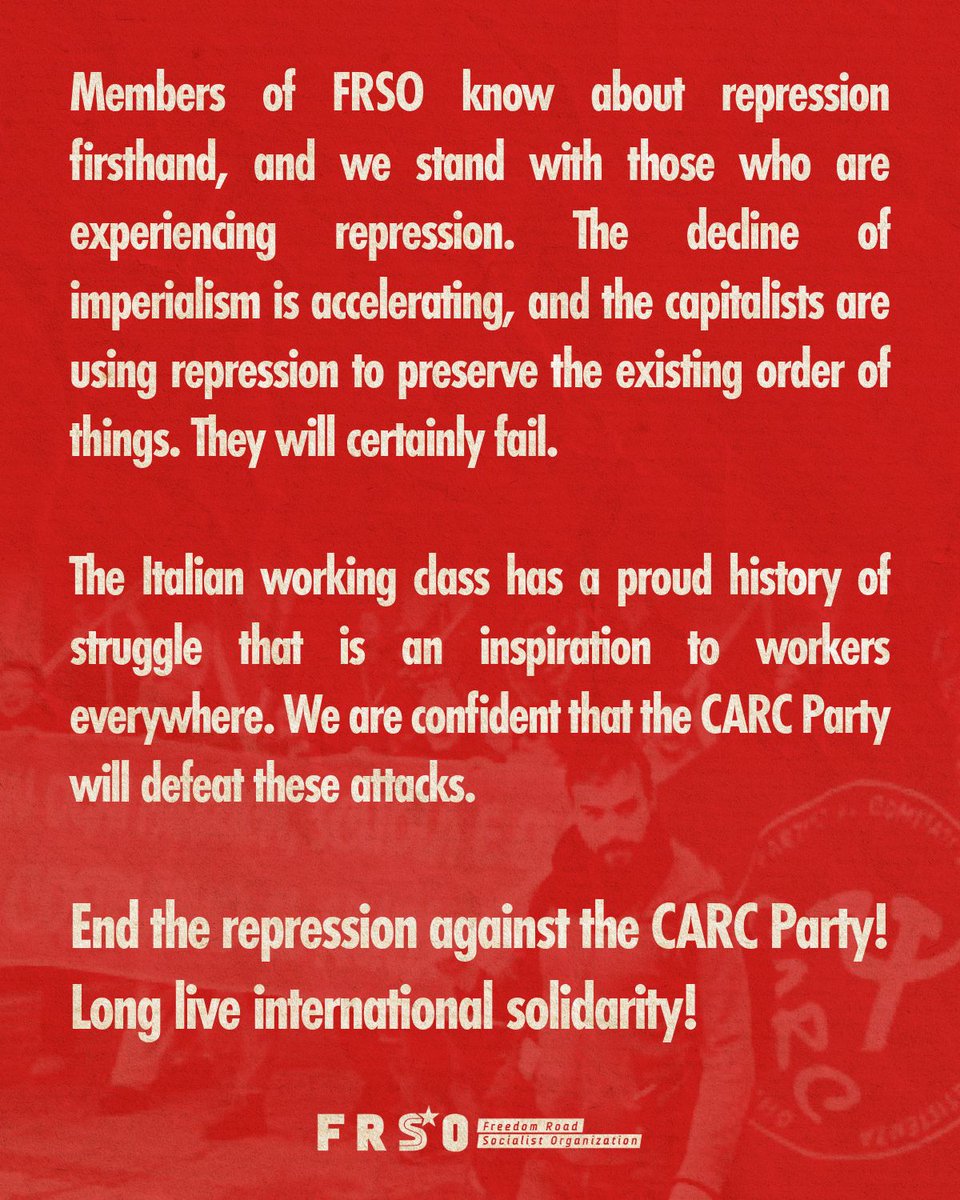 FRSO | Freedom Road Socialist Organization tweet media