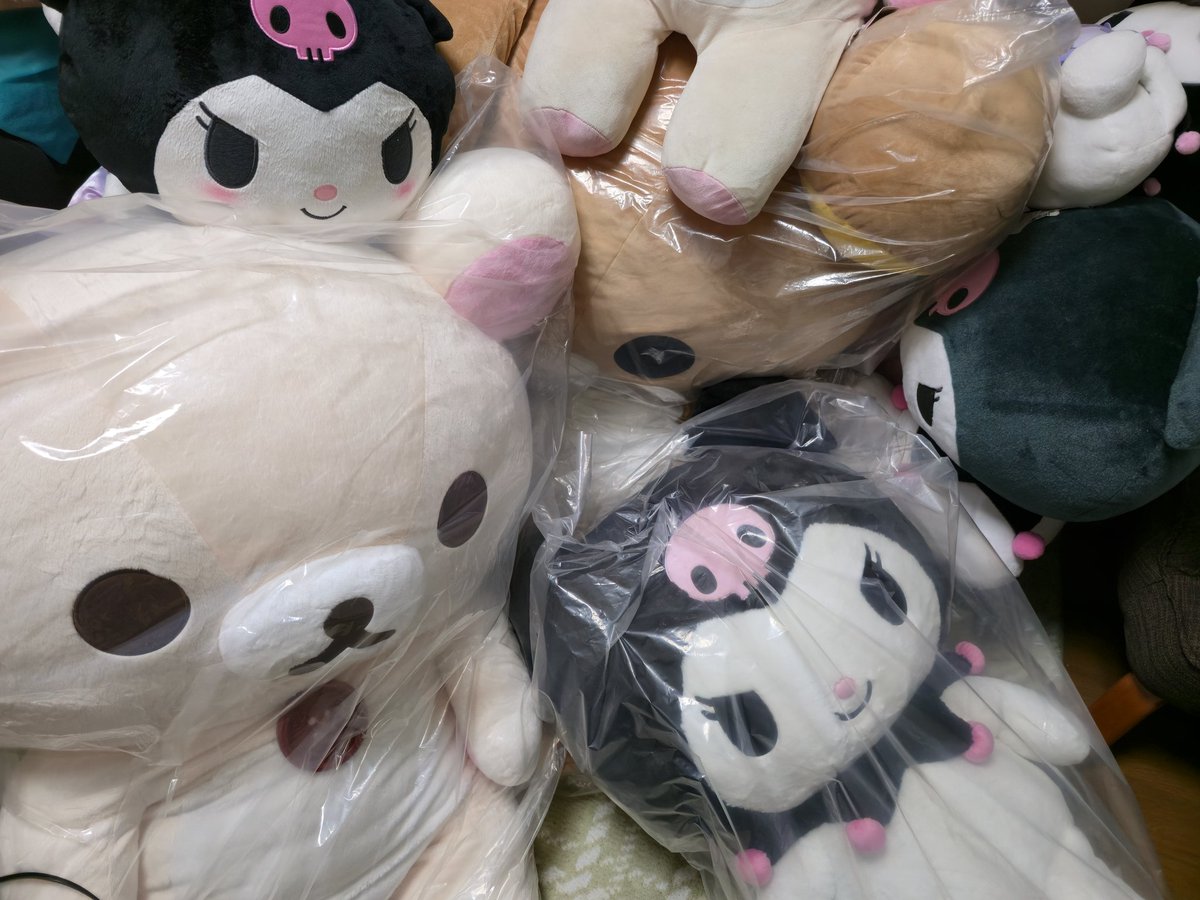 Forever19880405's tweet image. ついでに無造作に置かれた、クロミとリラックマ(笑)
#クロミ
#リラックマ