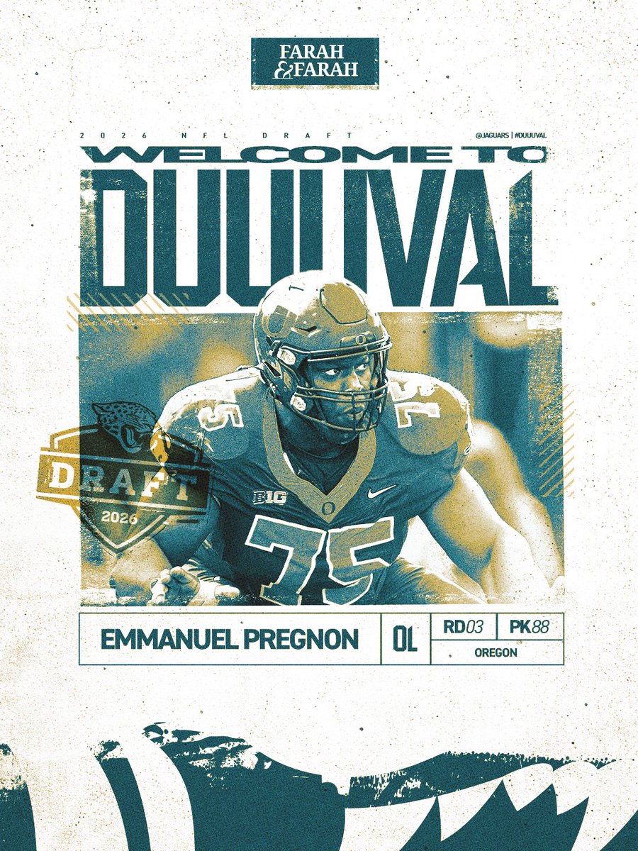 We have selected Oregon OL Emmanuel Pregnon with the No. 88 overall pick!

<a href="/farahandfarah/">Farah & Farah Personal Injury Lawyers</a> | #NFLDraft