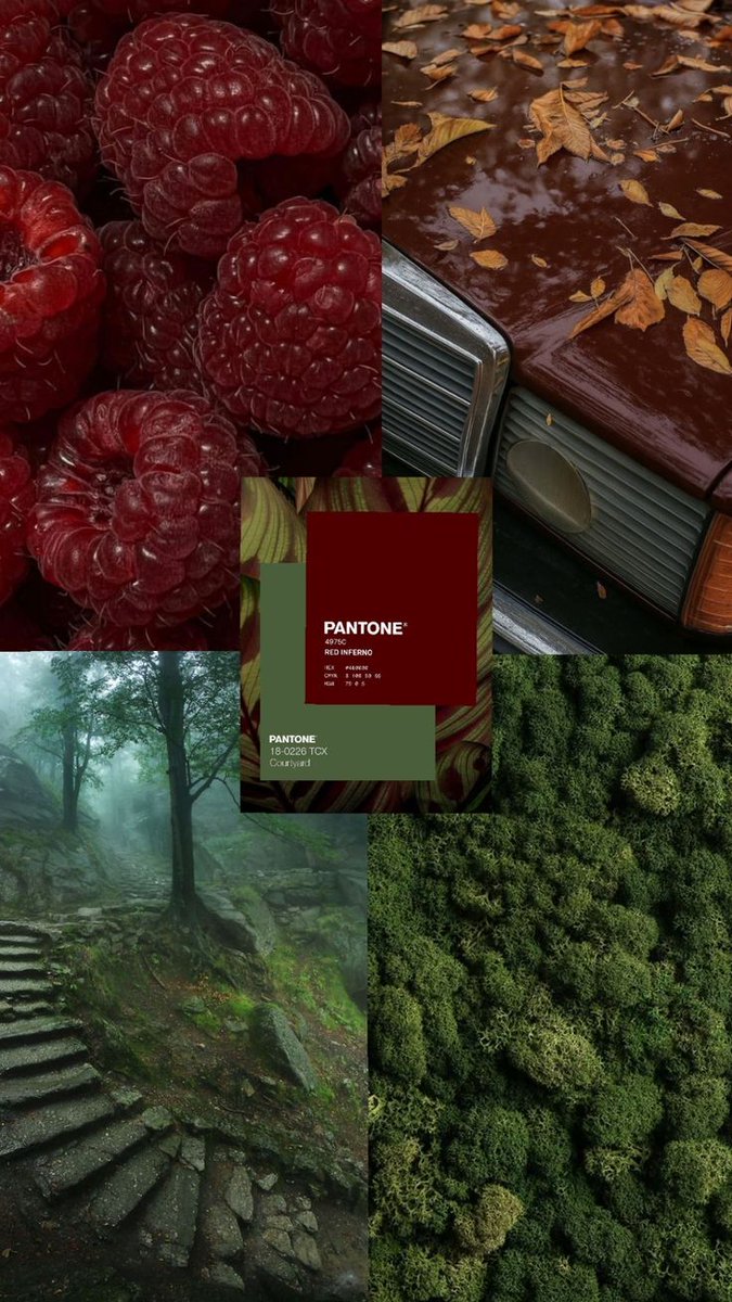 greenvibe's tweet photo. “Red Inferno” and “Courtyard” tones https://t.co/9MIN46FR4H