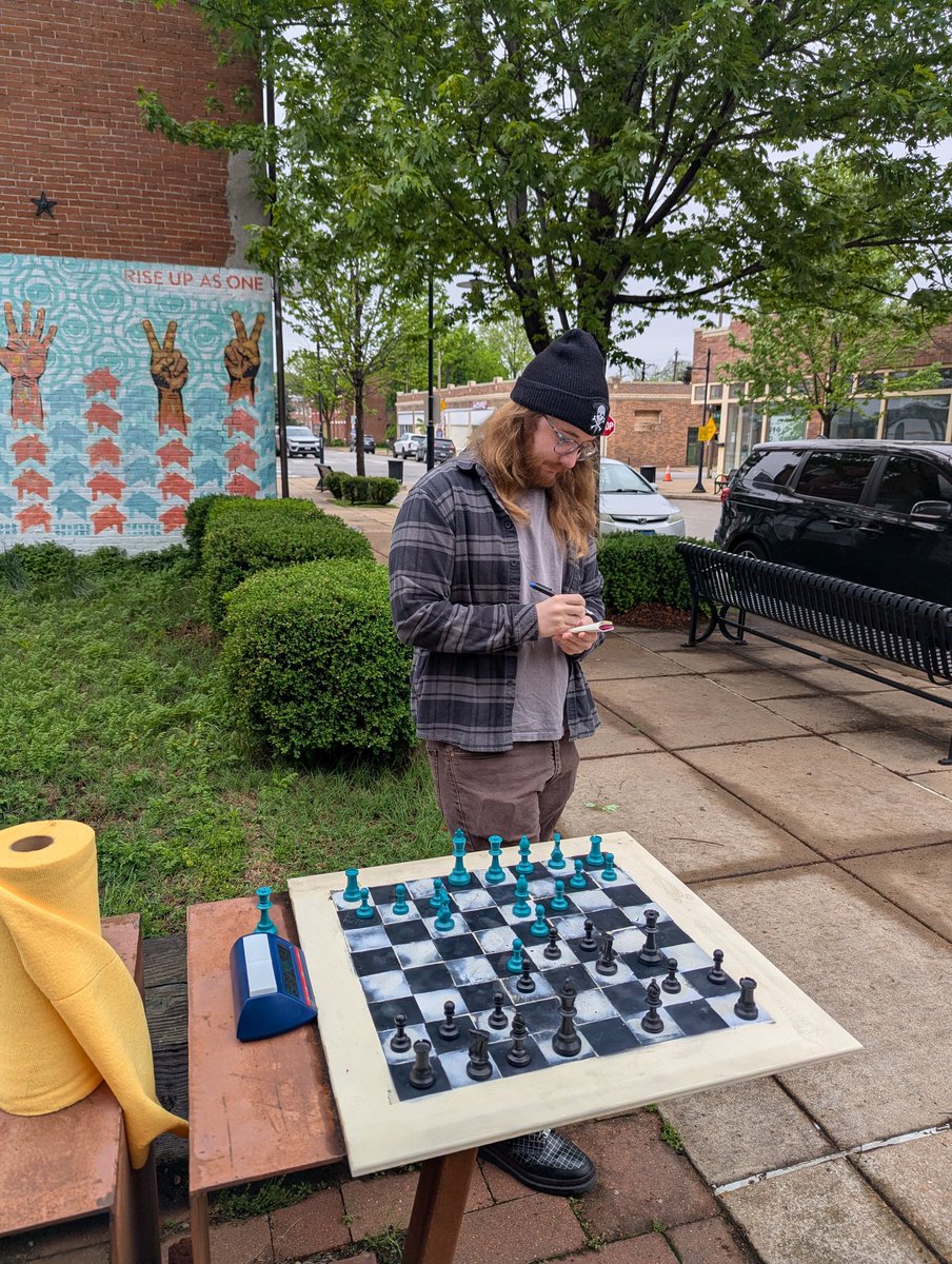 TremeChessClub's tweet image. Chess tomorrow morning at the chess park 8am till noon.  USCF rated tournament #chess #stl