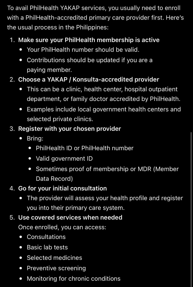 TheKidWithHalo's tweet photo. Been seeing YAKAP sa other platforms recently and was curious ano ba yun. Meron palang ganitong program sa PhilHealth?

Like may benefit pala tayong ganito? https://t.co/IYzRjPVaUG