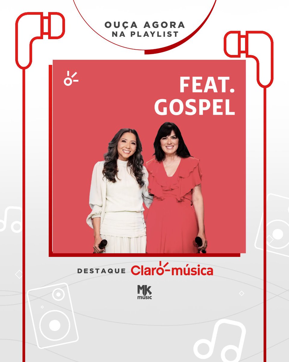 MKMusicBrasil's tweet photo. Elas são capa! ✨🎙️ @JozyanneOficial e @PraFeBrum em destaque na @Claromusica! A playlist FEAT GOSPEL está imperdível com o novo single “Yahweh”.
🎧 https://t.co/zYCM5lD2Hp
#Yahweh #Jozyanne #FernandaBrum #Gospel #ClaroMusica https://t.co/woy7CKaZzs