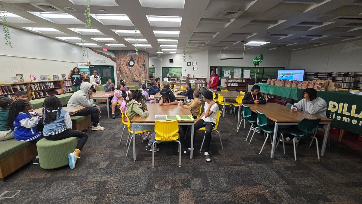 DillardES's tweet photo. Dillard Elementary School celebrated Take Your Child to Work Day with learning, laughter, and unforgettable experiences! 💚💛 https://t.co/qNTbNUmaD4