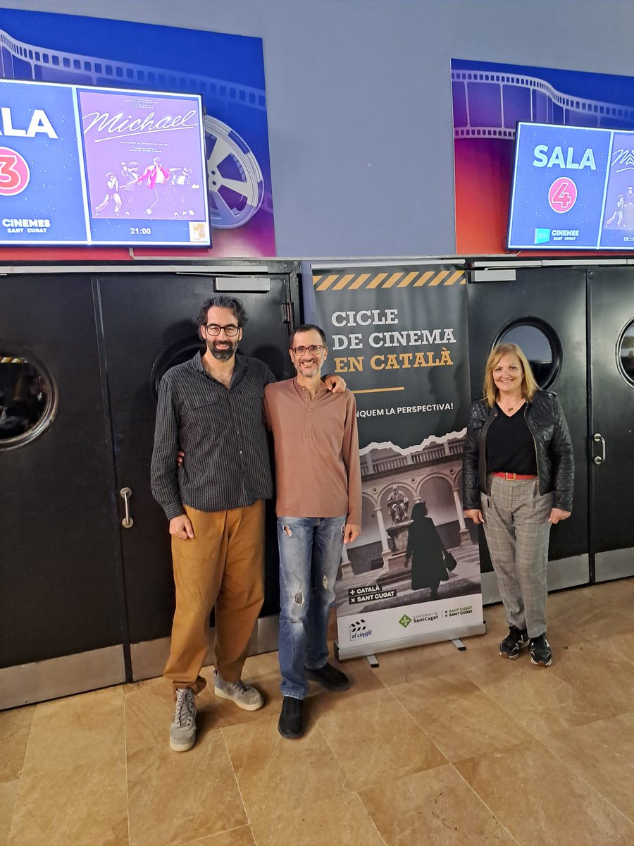 EliesVF's tweet photo. Un honor i un plaer poder projectar Mutatio Corporis als cinemes de la ciutat amb el gran @jrarmadas i la seva Teoria dels cossos. Qualsevol acció per impulsar la cultura en català és poca.

#catalaalatac https://t.co/0GSUVXrh2e