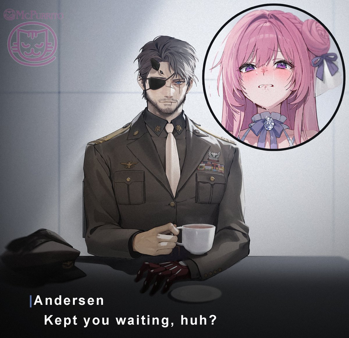 Sir_Purrito's tweet photo. “The Meeting” 🐍
#Nikkefanart #GoddessofVictoryNikke #NIKKE https://t.co/LpfDKNgDcf