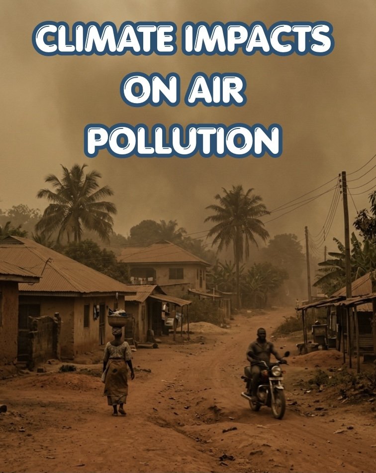 Oguncchub's tweet image. The quality  air we breathe isn’t just a health issue,it’s also a climate crisis. 

Swipe through to see how climate impacts on air pollution from higher concentration of ozone to trapping pollutants.

#ClimateAction #AirPollution #ogunstate #Sustainability #EcoFriendly