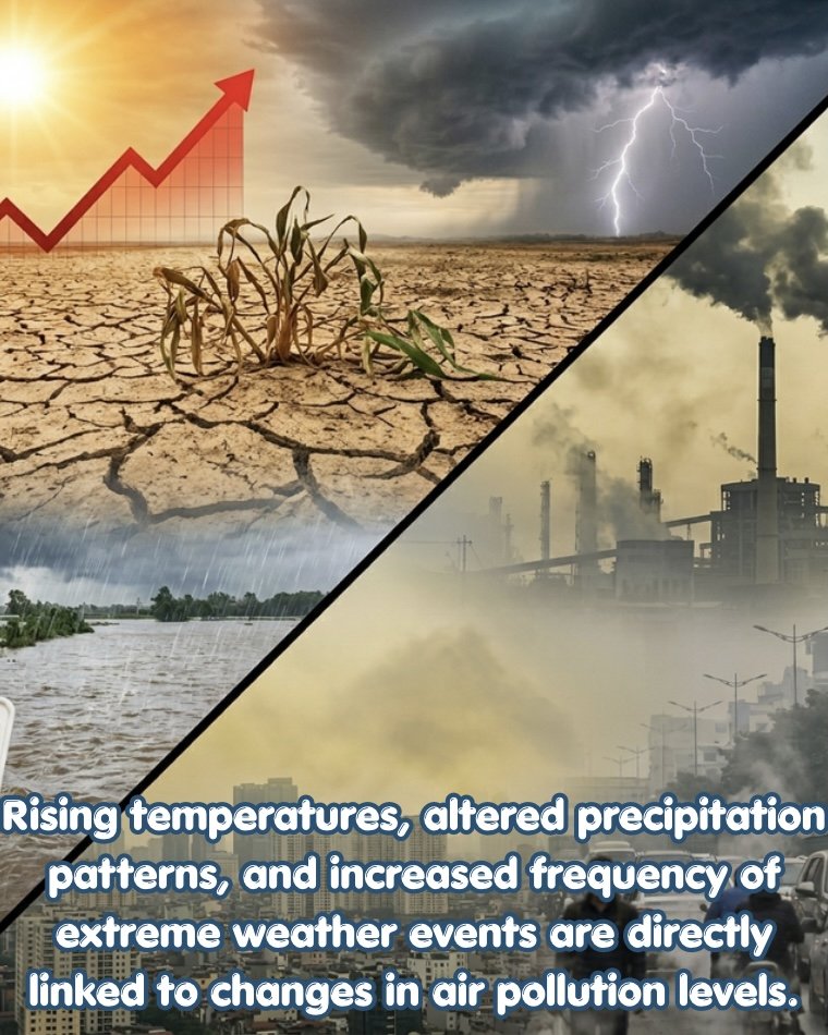 Oguncchub's tweet image. The quality  air we breathe isn’t just a health issue,it’s also a climate crisis. 

Swipe through to see how climate impacts on air pollution from higher concentration of ozone to trapping pollutants.

#ClimateAction #AirPollution #ogunstate #Sustainability #EcoFriendly