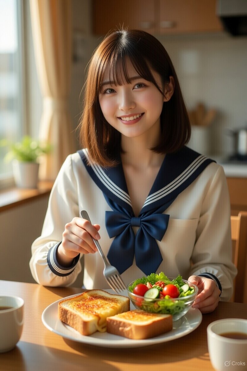 4649_maika's tweet image. おはよう～☀
めちゃ良い天気だね🍀
みんな何するのかな？
笑顔で過したいね😂

#セーラー服 #GoodWeather #Morning #Smile