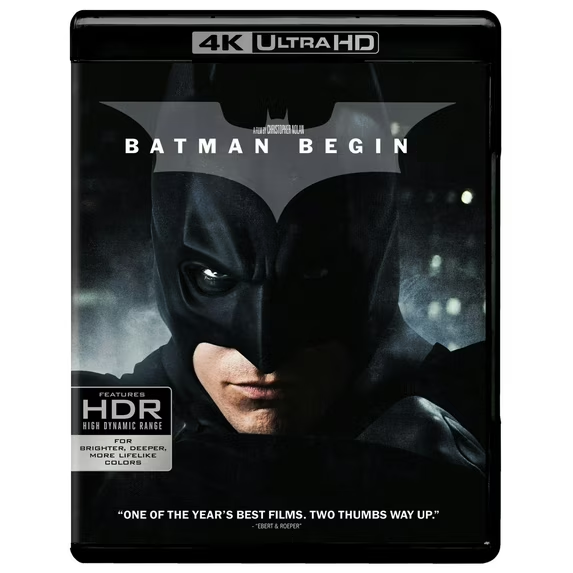 Wario64's tweet image. Batman Begin (4K UHD + Blu-ray) is $14.99 on GRUV (extra discount w/ code FIRSTGRUV15) buff.ly/IKkFu5O #ad