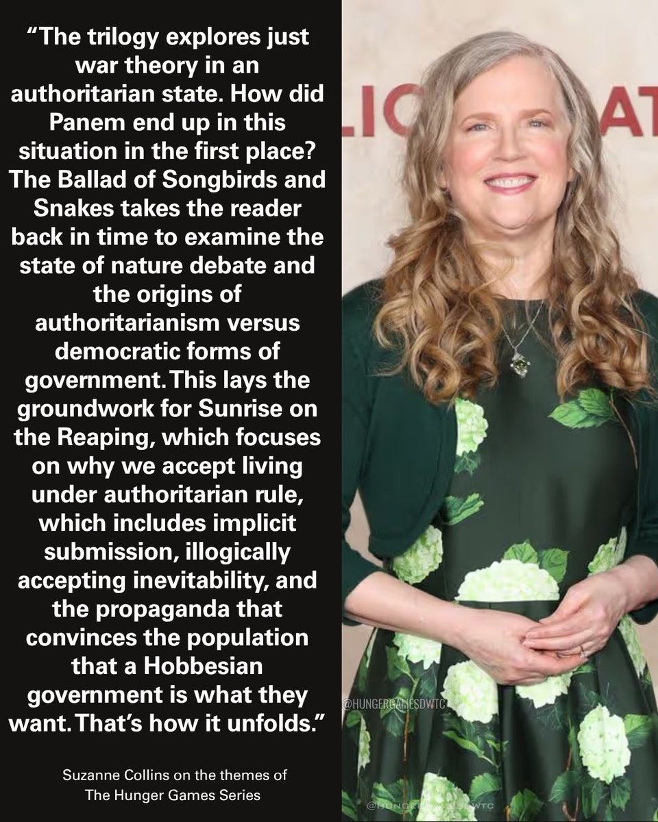 Suzanne Collins on the ideal order to read The Hunger Games series.

Via People’s THG Collector’s Edition Sneak peek.