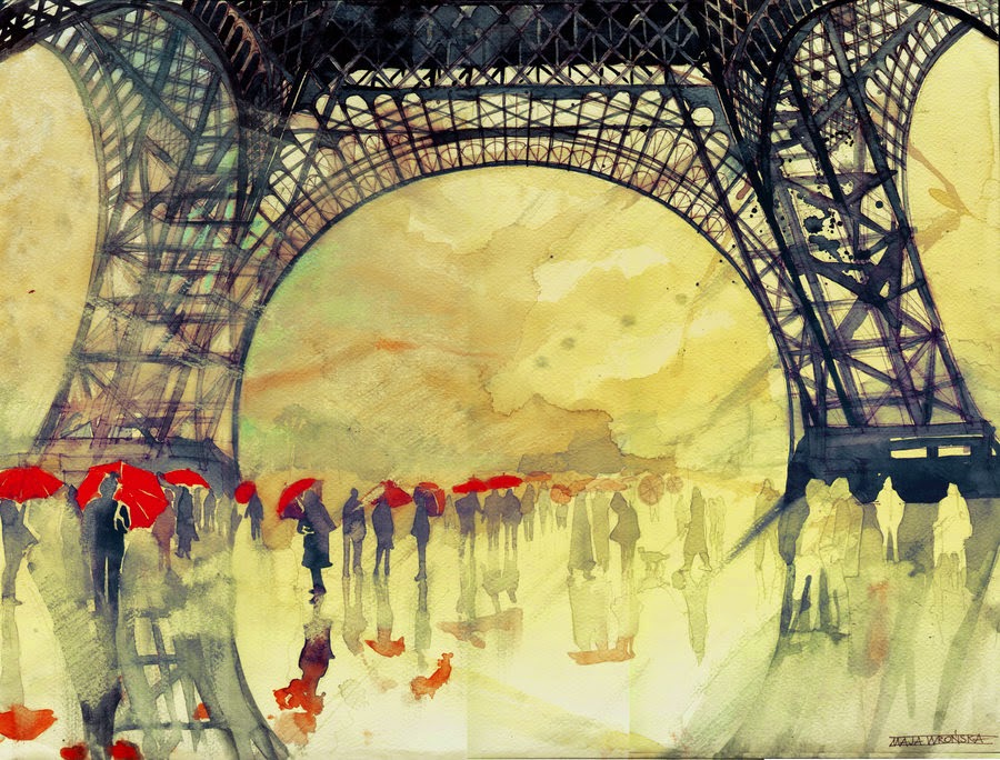 (press the link, to see of this)
Winter in #Paris, #France.  🍃️🌺️🍃️
Travels through the word's #Architecture in Painting. By Maja Wronska designstack.co/2015/01/travel…