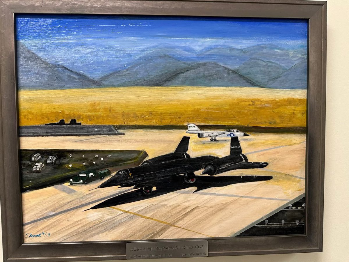 Habubrats71's tweet image. You won’t see this anywhere else!
 My husband @Rodney Miller works at the Pentagon. 
He started going on walks on the fifth floor. That’s the Air Force floor. 
￼￼ These are the pictures of artwork he found on the wall of the Pentagon. 
￼ Enough said ￼🤫🫡 
Linda Sheffield