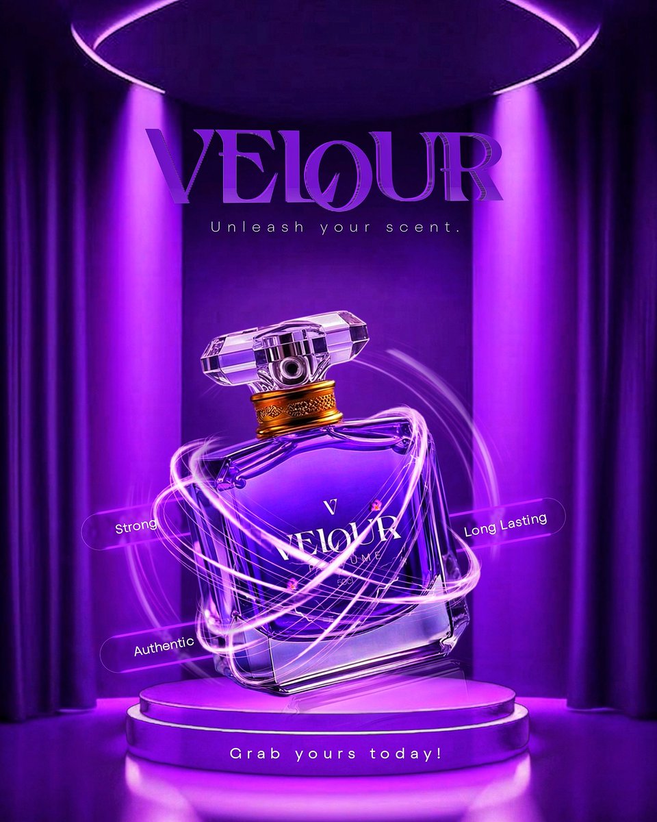 prech07's tweet image. Day 014. They said design a luxury perfume post. 

I built a brand instead. Logo. Mockup. Product design. Full campaign. 

Velour Perfume - from sketch to spotlight, every element intentional. 14 days in and the discipline is paying off. 🔥 3#21DayDesignDiscipline #ProductDesign