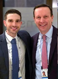 <a href="/ChrisMurphyCT/">Chris Murphy 🟧</a> Here's the corrupt Chris Murphy posing with his oligarch!
Soros bought him!