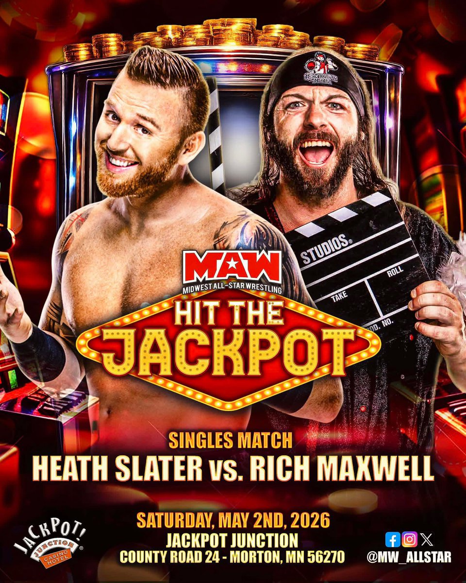 RealRichMaxwell's tweet photo. I was very much looking forward to wrestling Heath Slater next weekend. Unfortunately an MRI just confirmed I tore my ACL &amp; Meniscus. I will be out of commission for a little while. I’ll see ya when I see ya. ✌️ #MainFeature https://t.co/OzfkCgQ851