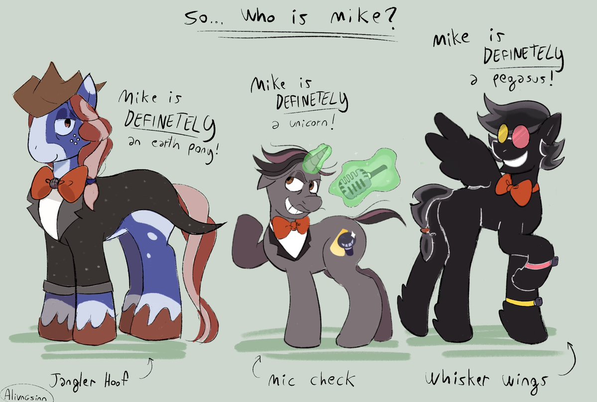 On Celestia, I wouldn't trust that 'pony' in the middle..

I'm cooking quite some interesting concepts and lore for this au, so I'm going to start using the hashtag #deltaruneacop for it!
(the au is called 'A change of plans').

#deltarune #mlp #miketwt #battat #jongler #pluey