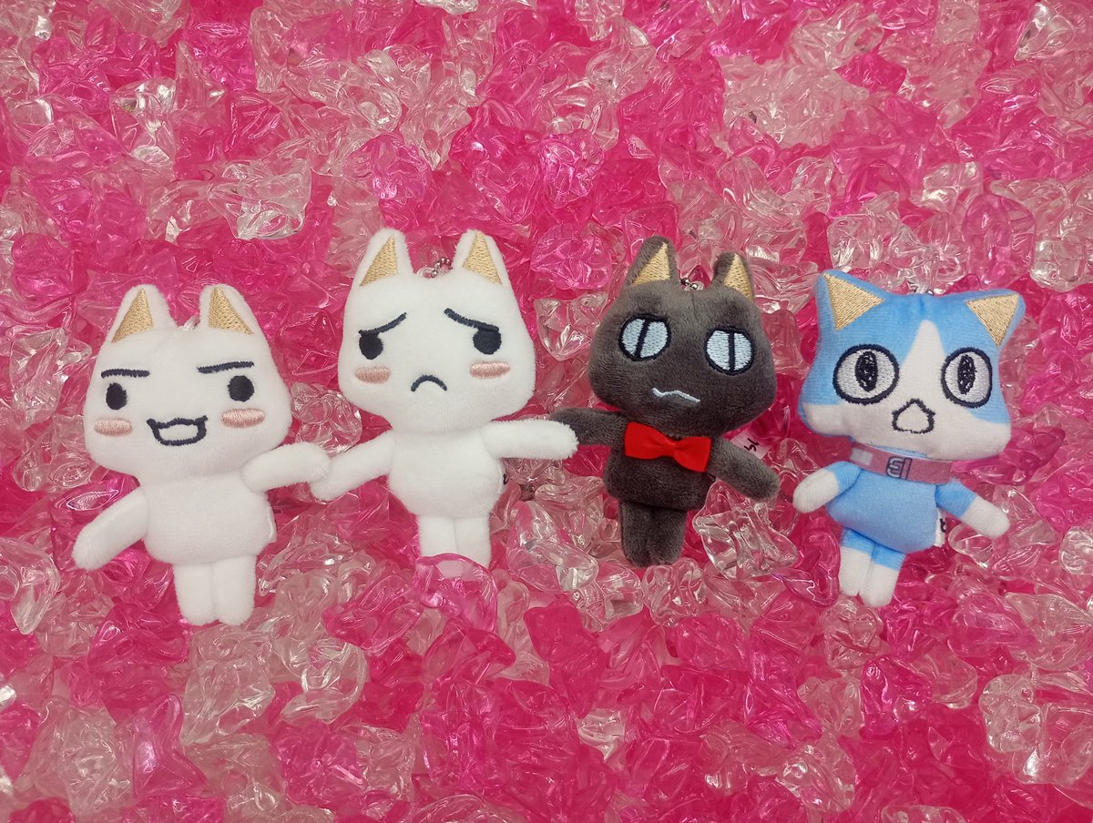 新景品情報】 #どこでもいっしょ マスコット トロ、クロ、ソラが
