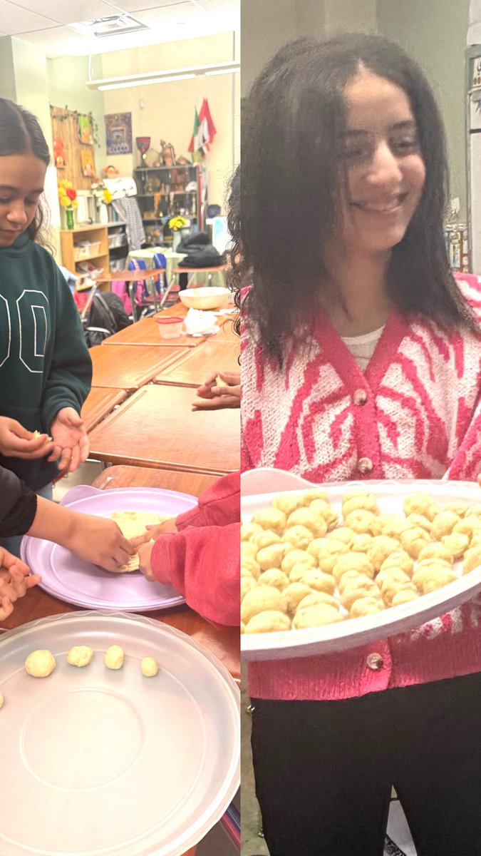 christeene13's tweet image. What better way to celebrate Arabic Heritage Month than with a Food Day!🤩🥳
My 6th graders prepared traditional dishes, collaborated &amp;amp; connected language learning to culture in a hands-on way 😍 #ArabicHeritageMonth #CulturallyResponsiveTeaching
#StudentEngagement