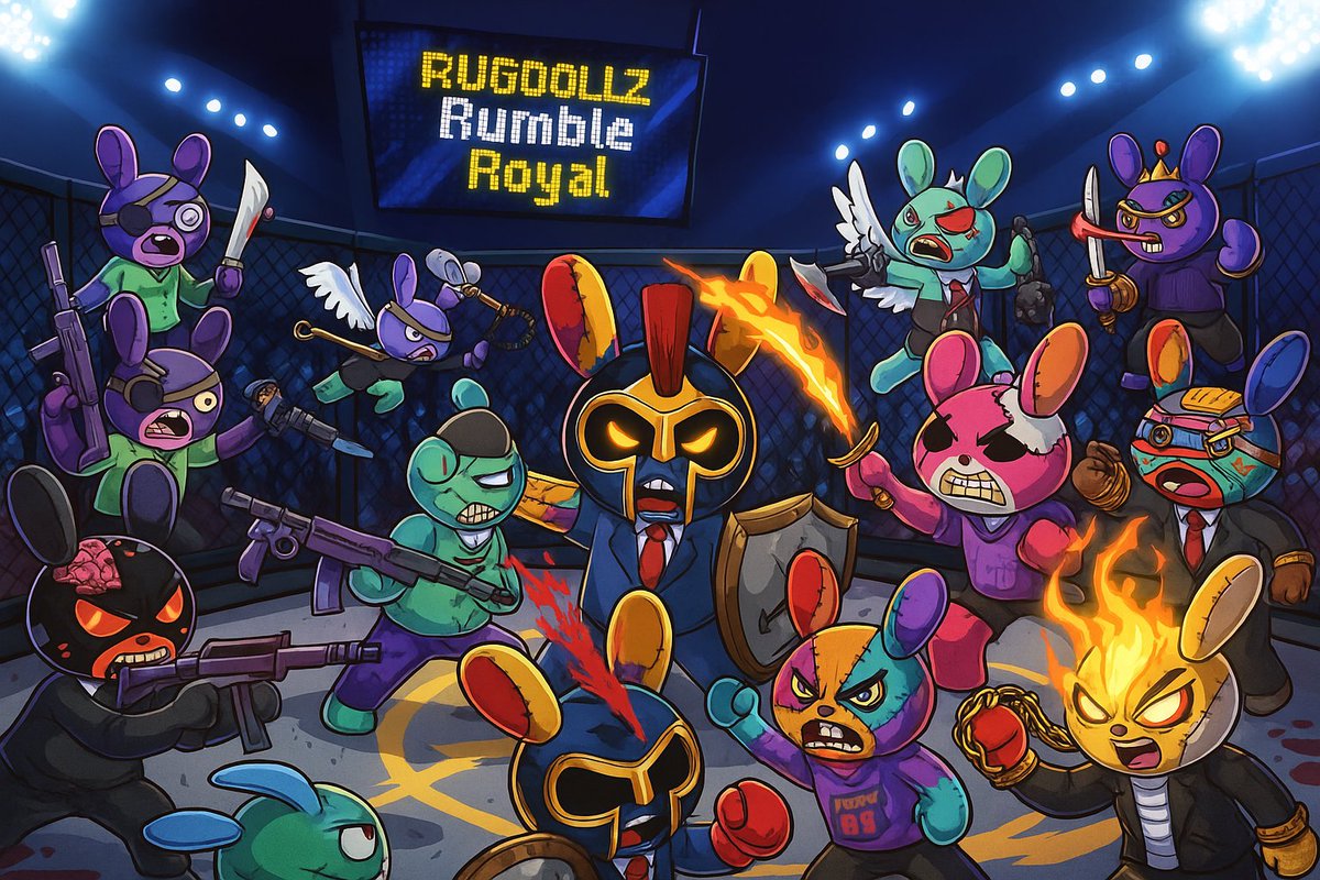 I am hosting a massive RUMBLE event in <a href="/RugdollzNFT/">RugDollz</a> discord, starting in 1hr
discord.gg/urwJ5WV7
1 winner will get a Social Club Collection NFT
BONUS: I have 3 nominations for onboarding new holders to give away to active non-holder tonight
tag your friends, like, RT, follow