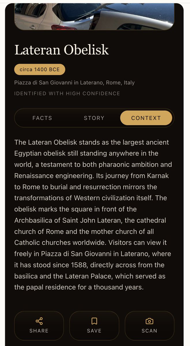 briancwinkel's tweet image. First picture was shot in Rome last week. 

I was there for the beautiful scenery.

I just uploaded this picture into Lore and this came out!

Going on a trip? Send me a message and I will let you test it!

#SaaS #History #vacation #buildInPublic #nocode