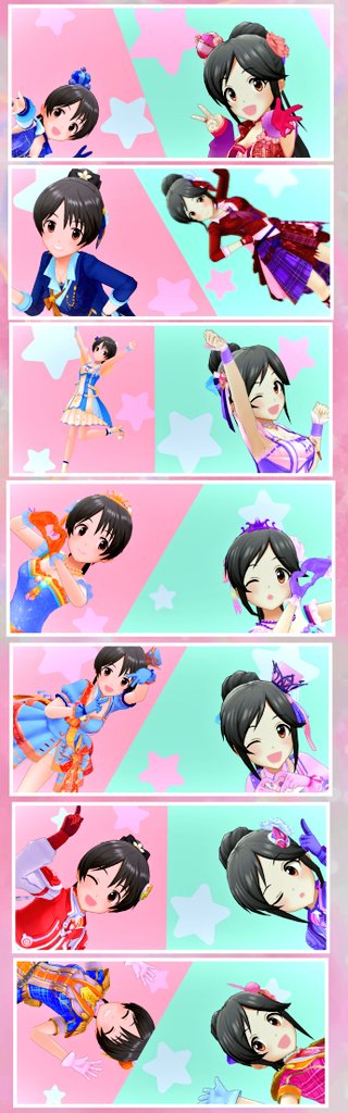 #デレステ #桃井あずき #矢口美羽
お団子ポニーズ専用コーデ集！
GW中は各衣装のお気に入りMVスクショを投稿予定です！