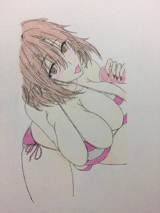 #なんの脈絡もなく水着イラストを再掲して最近フォローしてくれたフォロワーを怖がらせましょう