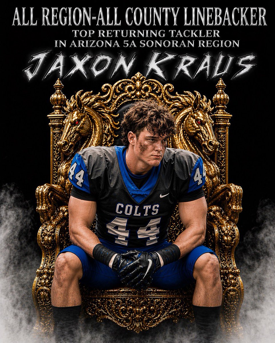 JaxKraus2027's tweet photo. #44  MLB  JAXON  KRAUS
🔥🔥🔥🔥🔥🔥￼🔥🔥🔥🔥🔥￼

-All County Linebacker
-All Region Linebacker
-Media All Stars Linebacker 
-County Tackling Fuel Award
-All Academic Team (X2)
-Blue Collar Gem Award (X2)
-Head Hunters All-American   
  (X2)

6’0”-210lbs, Class of 2027, Inside Linebacker, Buena High School, Arizona, 3.156 GPA, Team Captain, All Region and All County Linebacker 

@KeyPlayerNation
@AFBALL365
@SunilSportsNews
@gridironarizona
@SprayberryJay
@thehonestupdate
@5StarScouting
@1purpledawg
@realtrophaeum23
@playsbigger
@AScholarsBrand
@MISTER_F00TBALL
@sixstarfootball
@Dtigers6685
@Pure_Prospects
@ccprospects23
@YAthletesF
@SportswithEj
@scan1ansports
@SportsXFilm
@RobroSportFacts
@N_W_Sports
@CFBScout
@APEX__Athletes
@XAthletes863
@RadarHitList
@ELITE_HSFB
@USCHippie
@raj_manjrekar
@RiseUp_Recruit
@mosesk225
@CoastRecruits
@SidelinePreps
@DfwSho
@FBRecruitAide
@_HeadsUpRecruit
@FNStandouts
@bench424nmore
@ElevateExposure
@BJMedia1
@CoaLBViking
@RecruitMatador
@CoachDadsRule
@CoolFmSports
@whosupnext23
@HEARTLANDFAN15
@DexPreps
@alpha_lbu
@SchwartzAthSpot
@Top25PublicHSFB
