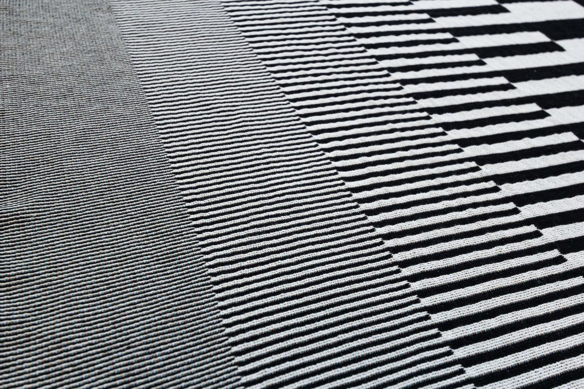 GlitchTextiles's tweet image. Test Patterns Collection

1. Line Count  Throw - Detail of lines
2. Line Count  Throw - Front
3. Line Count  Throw - Detail perspective

glitchtextiles.com

#binary #bw #blackandwhite #testpattern #pattern #glitchtextiles #textiles #textiledesign #textileart #woven