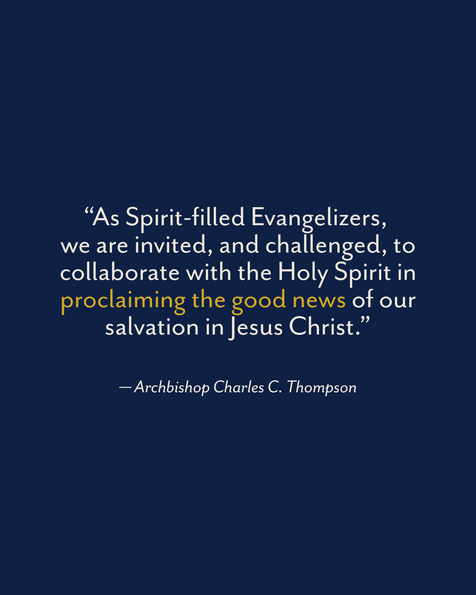 archindy's tweet photo. This week, Archbishop Thompson invites us to reflect on what it means to live as Spirit-filled Evangelizers. 🕊️

💬 How might the Holy Spirit be calling you to witness to Christ through your daily life? 

Read more 🔗 https://t.co/6mCqTmWMjv 

#ArchIndy #ChristtheCornerstone https://t.co/5dYRlEqm71