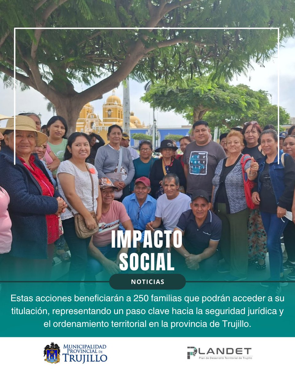 Plandet_mpt's tweet photo. Desafectación aprobada por unanimidad impulsa titulación.
La MPT, a través de PLANDET, logró la desafectación de predios en El Porvenir y Alto Trujillo, beneficiando a 250 familias que podrán acceder a su titulación.
#PLANDET #MPT #Trujillo #Titulación https://t.co/L5GYTKDJpT