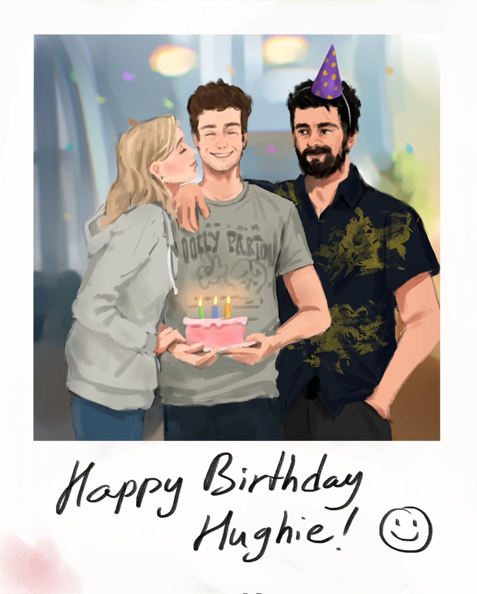 Fugo_art's tweet photo. Happy birthday to Hughie 🧁 and of course to Jack Quaid too!
#theboys https://t.co/vjWKIizvfO