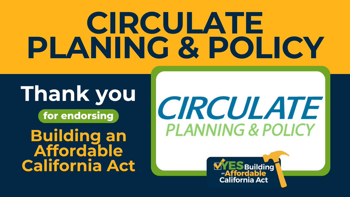 YesProp45CA's tweet photo. ICYMI: @CirculateSD supports the Building an Affordable California Act! Every Californian deserves access to affordable housing and quality public transit. Join 100+ organizations backing #AffordableCA: https://t.co/ofe5TjKfjM https://t.co/1SQXpg9wwW